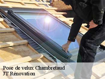 Pose de velux  chambretaud-85500 JT Rénovation